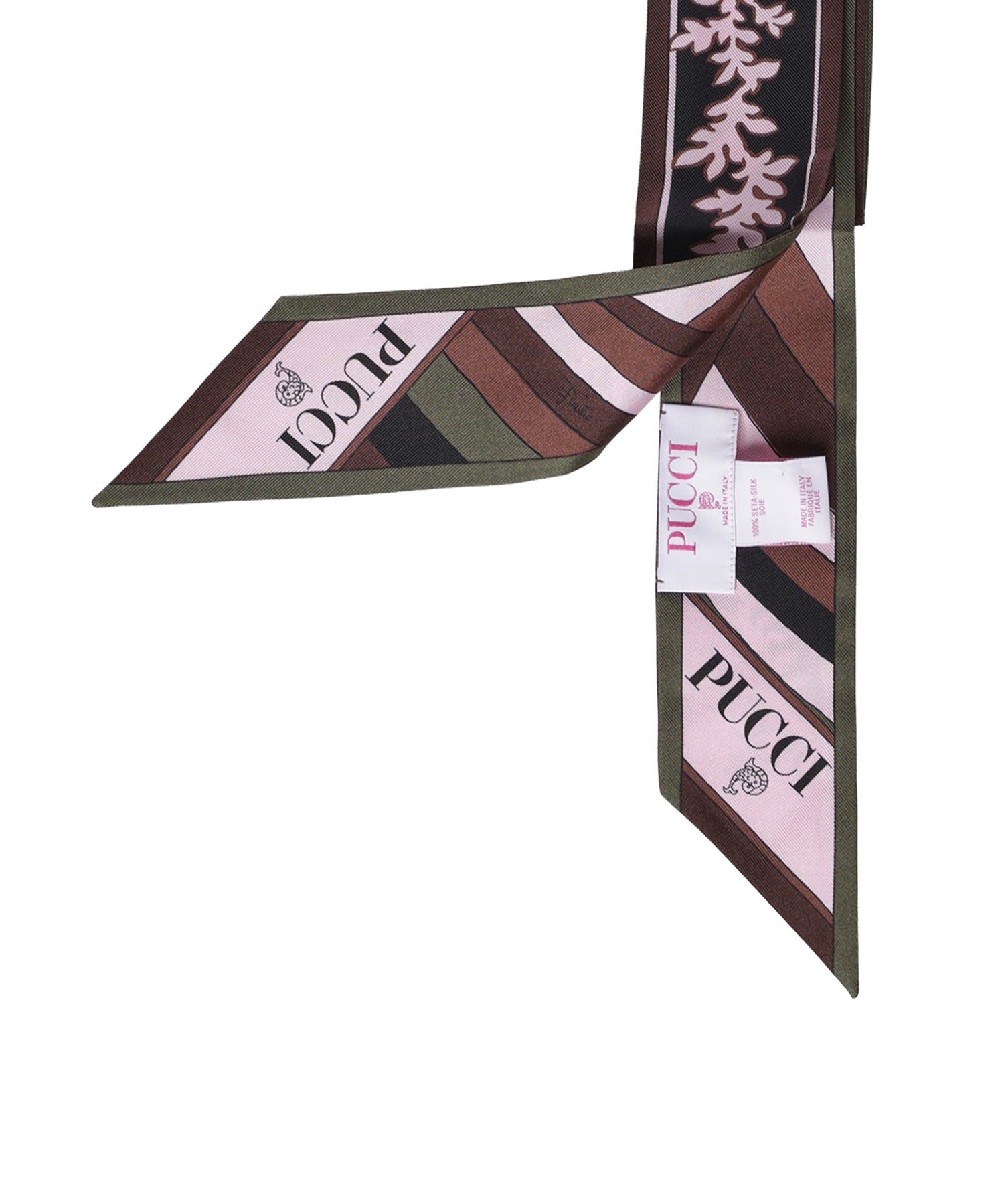 Foulard Bandeau in seta con mix di stampe 6UGB23 6UC061 PUCCI 