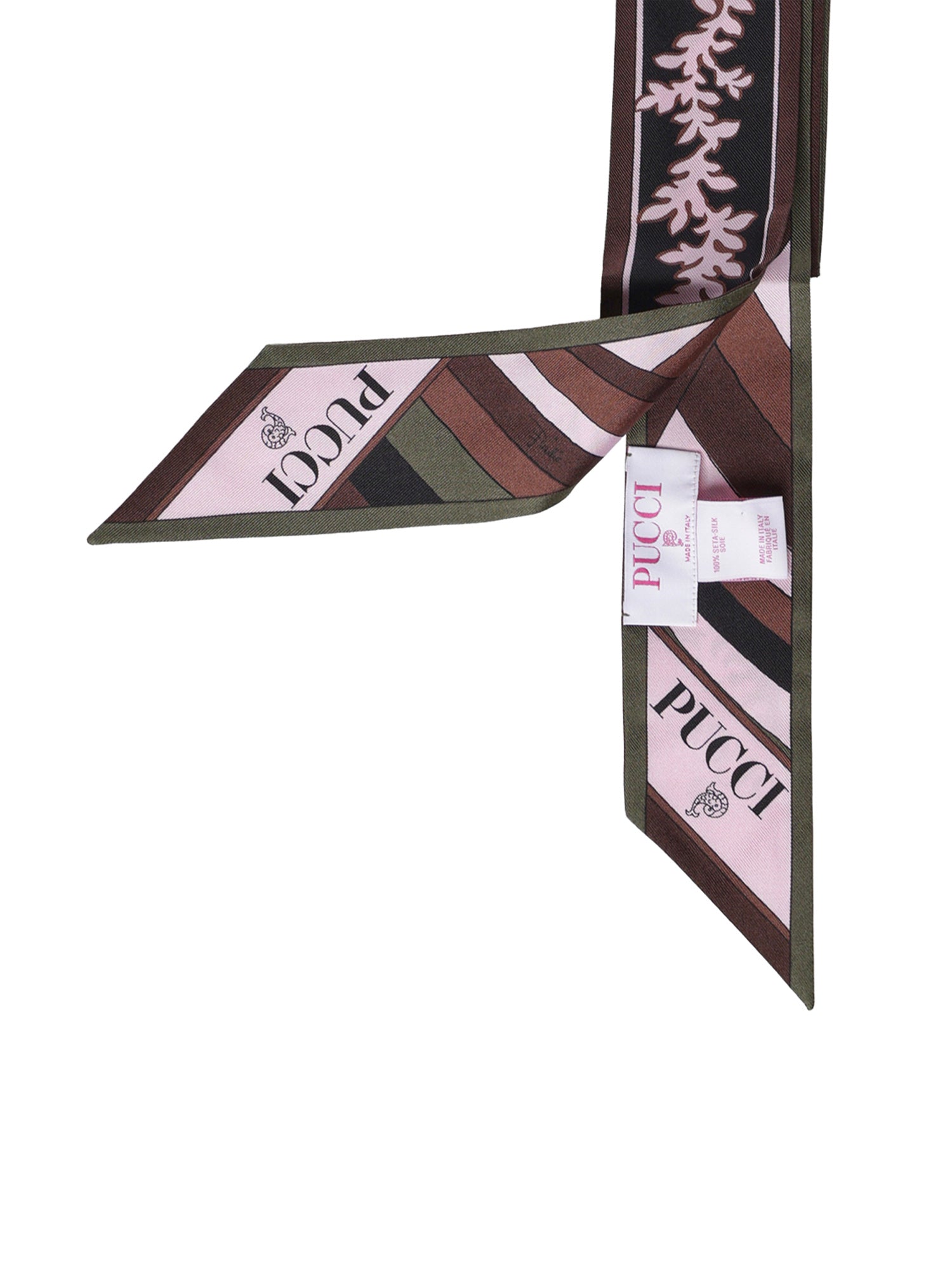 Foulard Bandeau in seta con mix di stampe 6UGB23 6UC061 PUCCI 