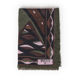 Pashmina in lana e seta in stampa Dune 6UGB70 6UC251 PUCCI 