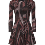 Abito in jersey lurex in stampa Iride 6UJG10 6U867011 PUCCI 