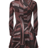 Abito in jersey lurex in stampa Iride 6UJG10 6U867011 PUCCI 