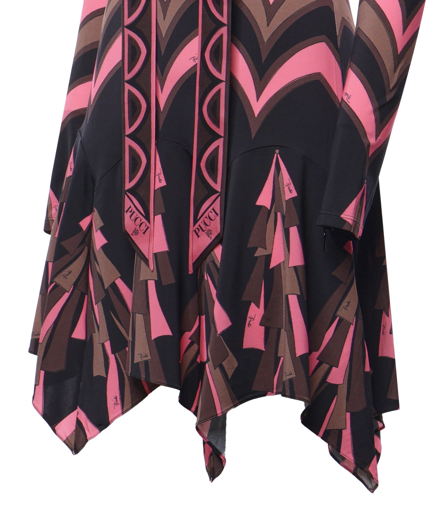 Abito in jersey con stampa Baiadera 6UJG25 6U847074 PUCCI 