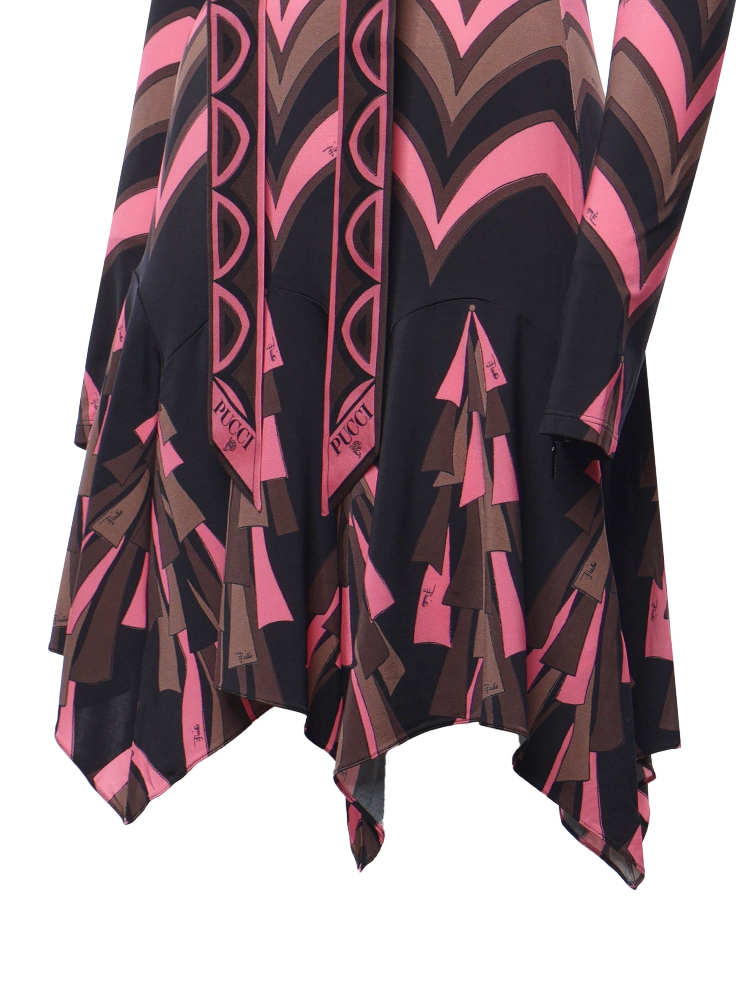 Abito in jersey con stampa Baiadera 6UJG25 6U847074 PUCCI 