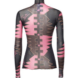 Top in tulle stampa Valdimontone 6UJM18 6U839050 PUCCI 