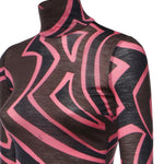 Top in jersey con stampa Labirinto 6UJM19 6U798018 PUCCI 