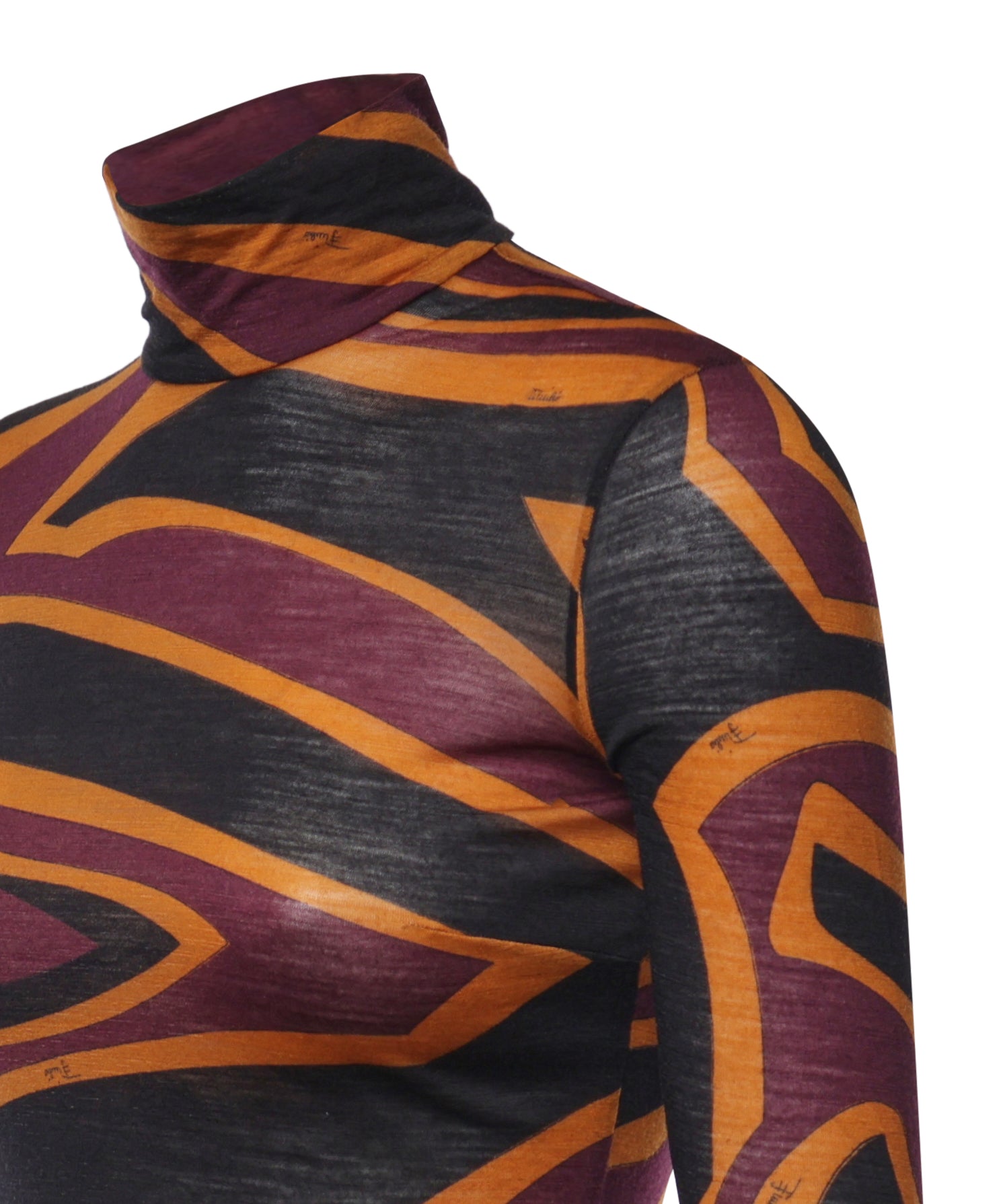 Top in jersey con stampa Labirinto 6UJM19 6U798019 PUCCI 