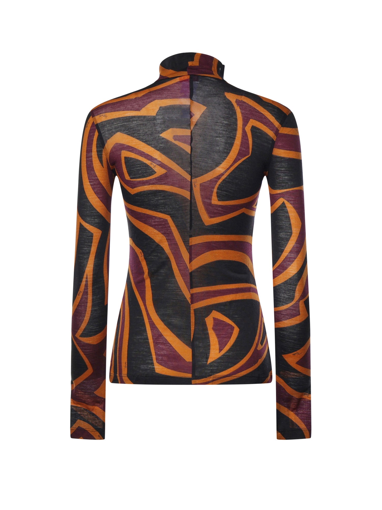 Top in jersey con stampa Labirinto 6UJM19 6U798019 PUCCI 