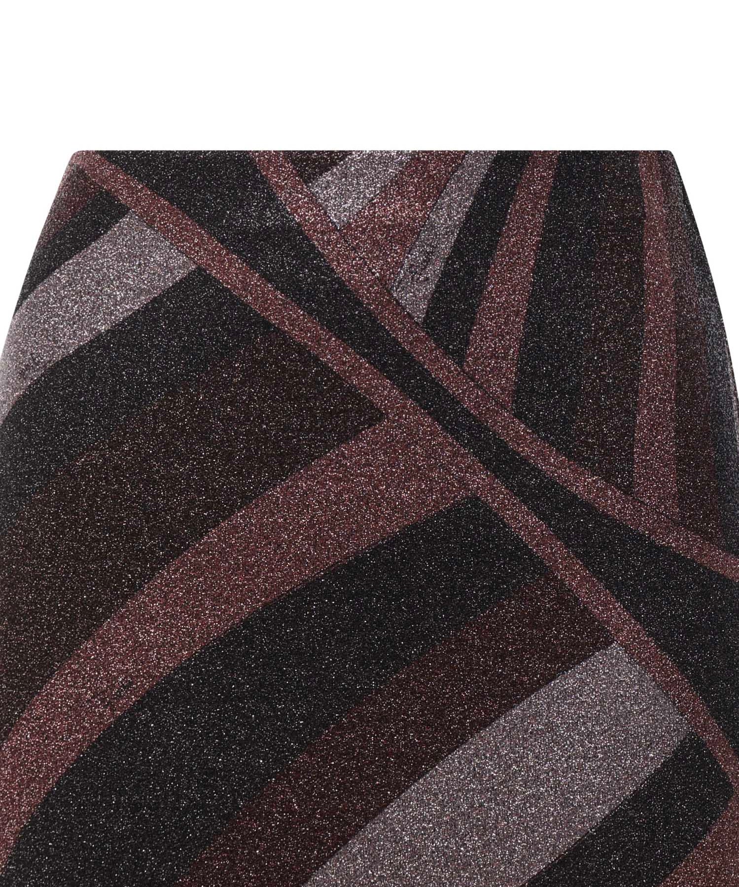 Gonna midi in jersey lurex con stampa Iride 6UJV10 6U867011 PUCCI 