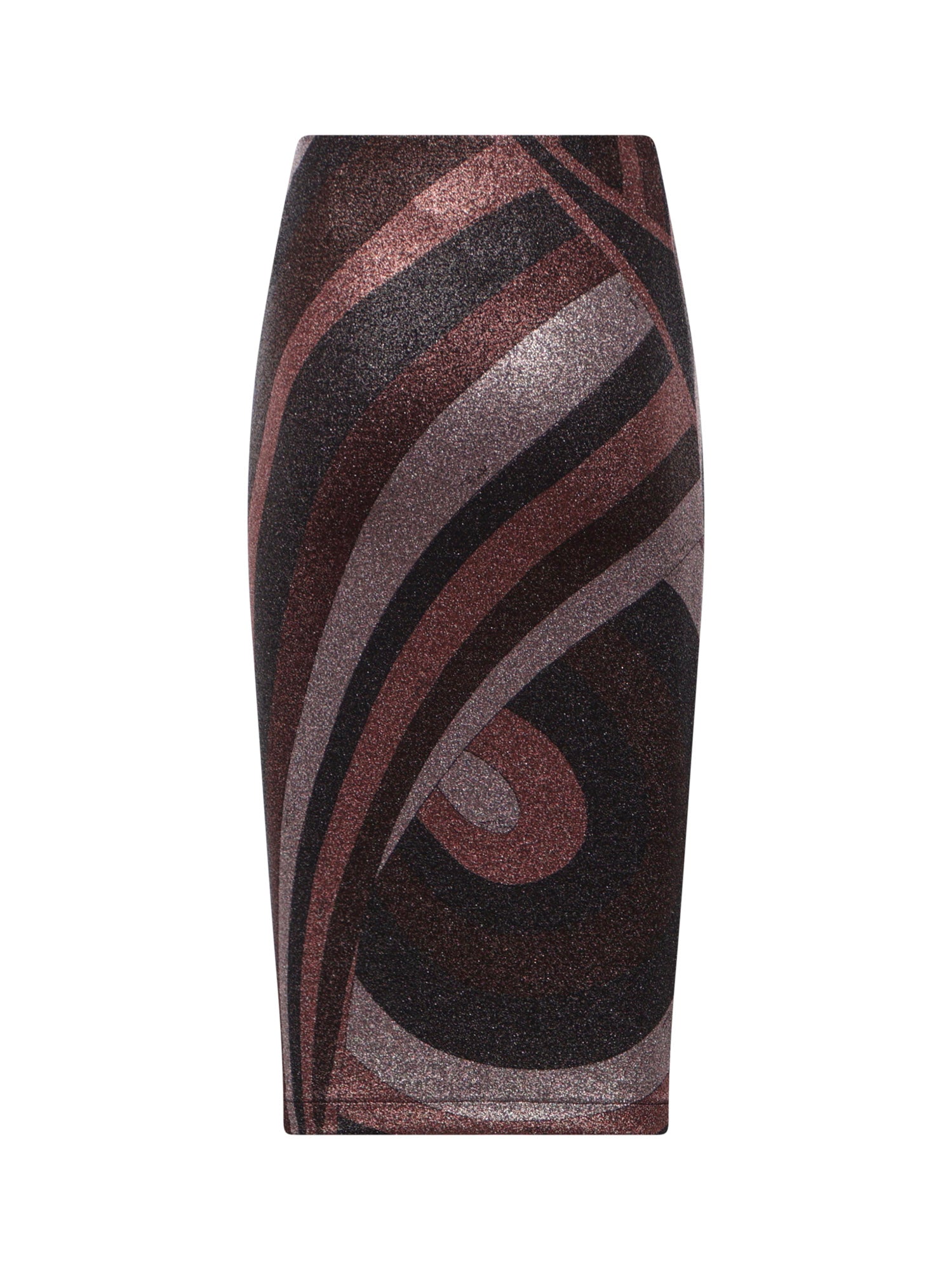 Gonna midi in jersey lurex con stampa Iride 6UJV10 6U867011 PUCCI 