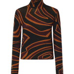 Pullover in lana con stampa Labirinto 6UKM73 6U960019 PUCCI 