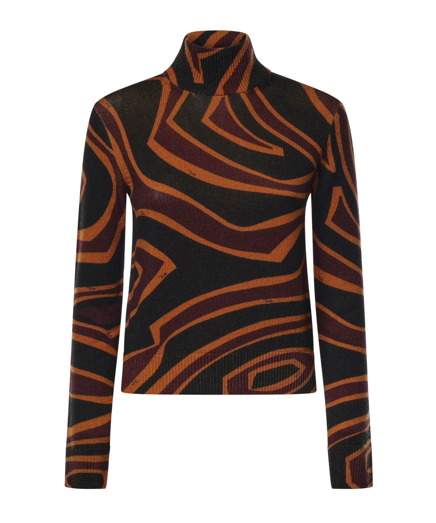 Pullover in lana con stampa Labirinto 6UKM73 6U960019 PUCCI 
