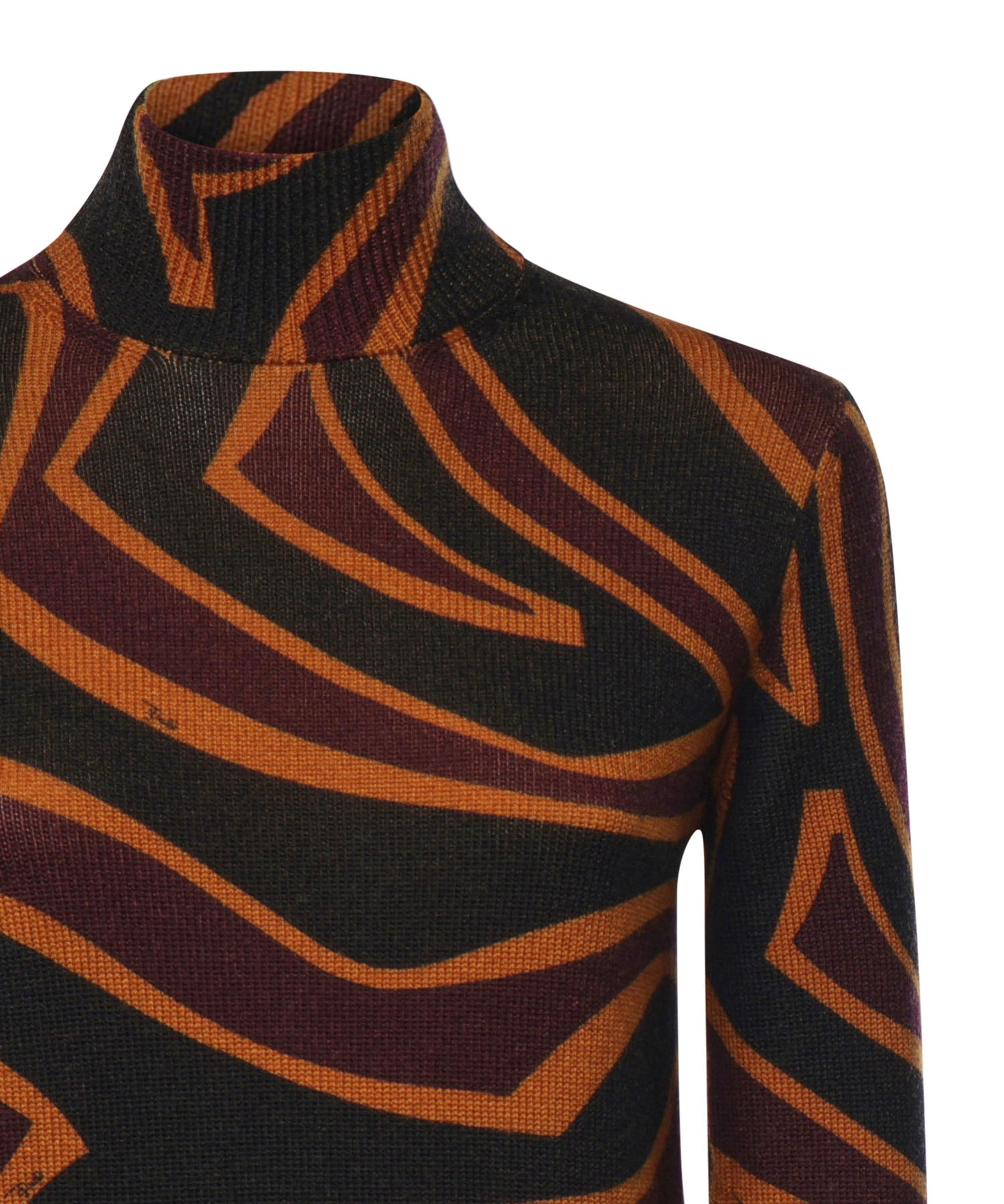 Pullover in lana con stampa Labirinto 6UKM73 6U960019 PUCCI 