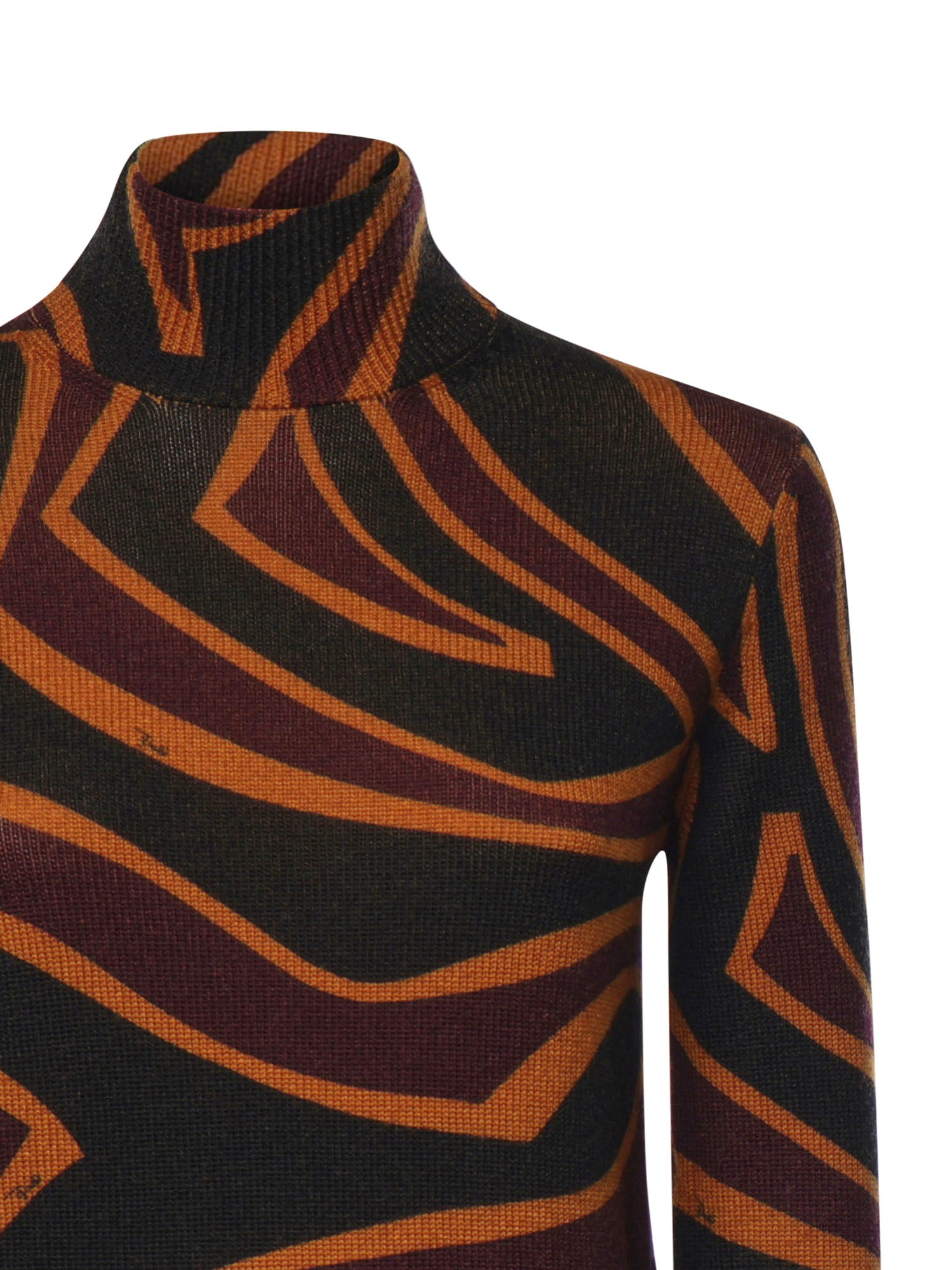 Pullover in lana con stampa Labirinto 6UKM73 6U960019 PUCCI 