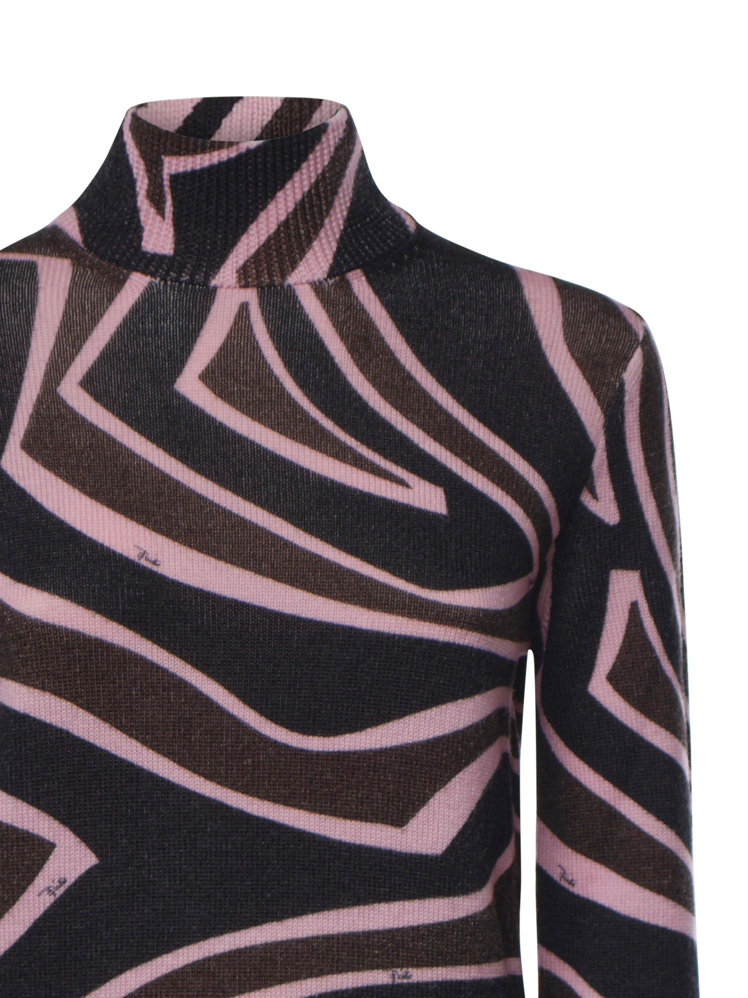 Pullover in lana con stampa Labirinto 6UKM73 6U960020 PUCCI 