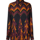 Camicia in seta stampa Baiadera<BR/> 6URJ10 6U841075 PUCCI 