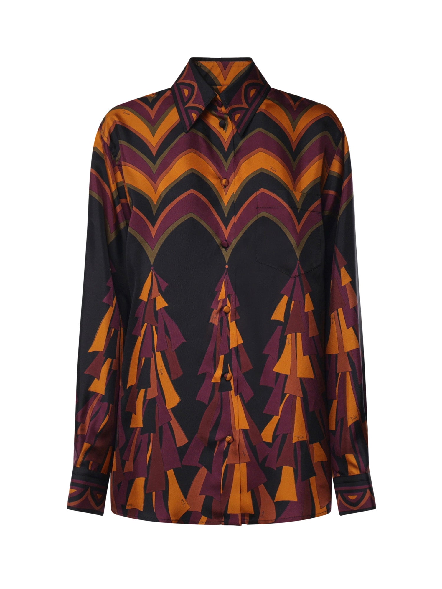 Camicia in seta stampa Baiadera<BR/> 6URJ10 6U841075 PUCCI 