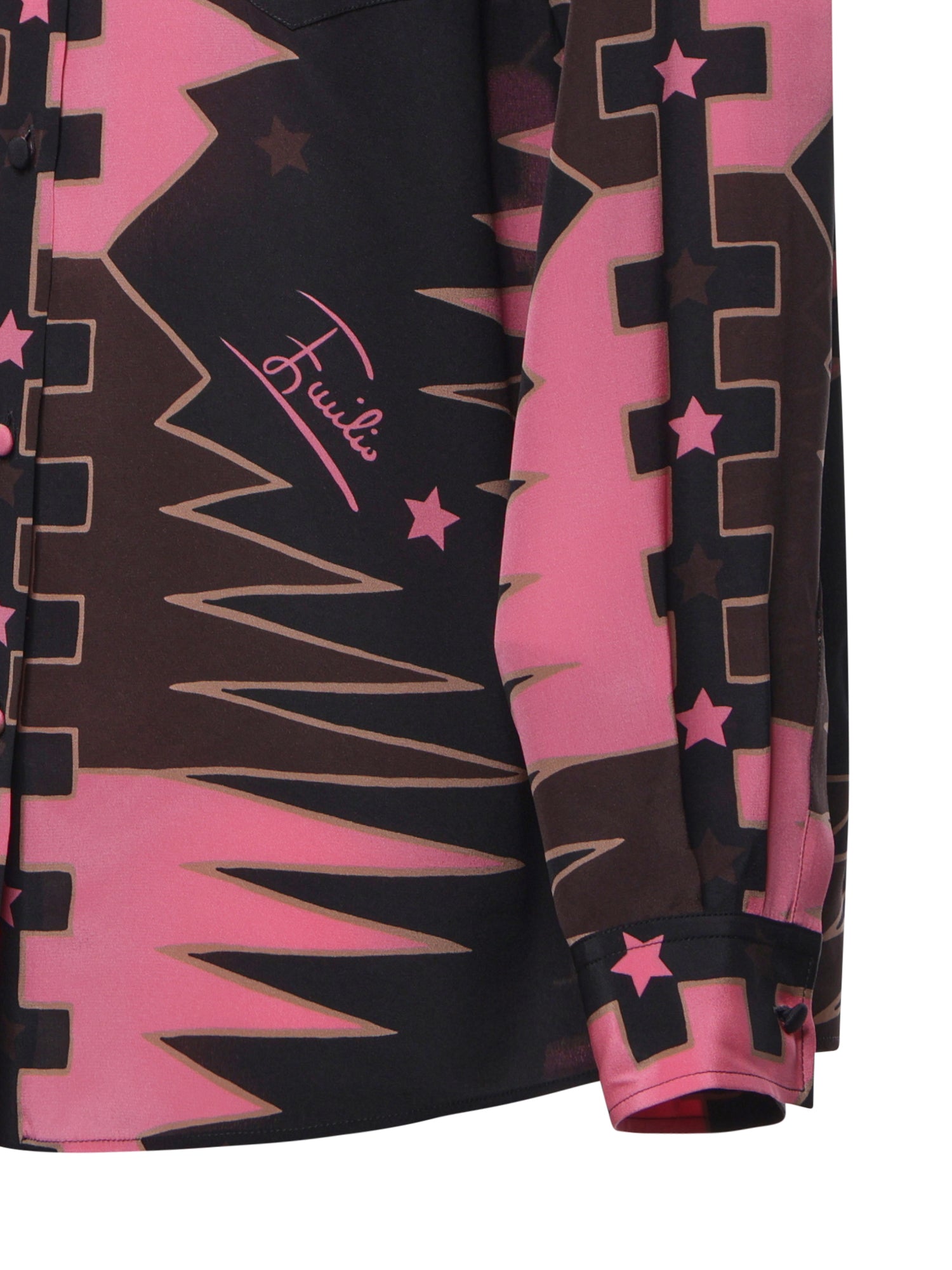 Camicia in seta con stampa Valdimontone 6URJ12 6U823050 PUCCI 