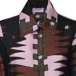 Camicia cropped in seta stampa Valdimontone 6URJ15 6U831052 PUCCI 
