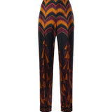 Pantaloni in seta stampa Baiadera 6URT10 6U841075 PUCCI 