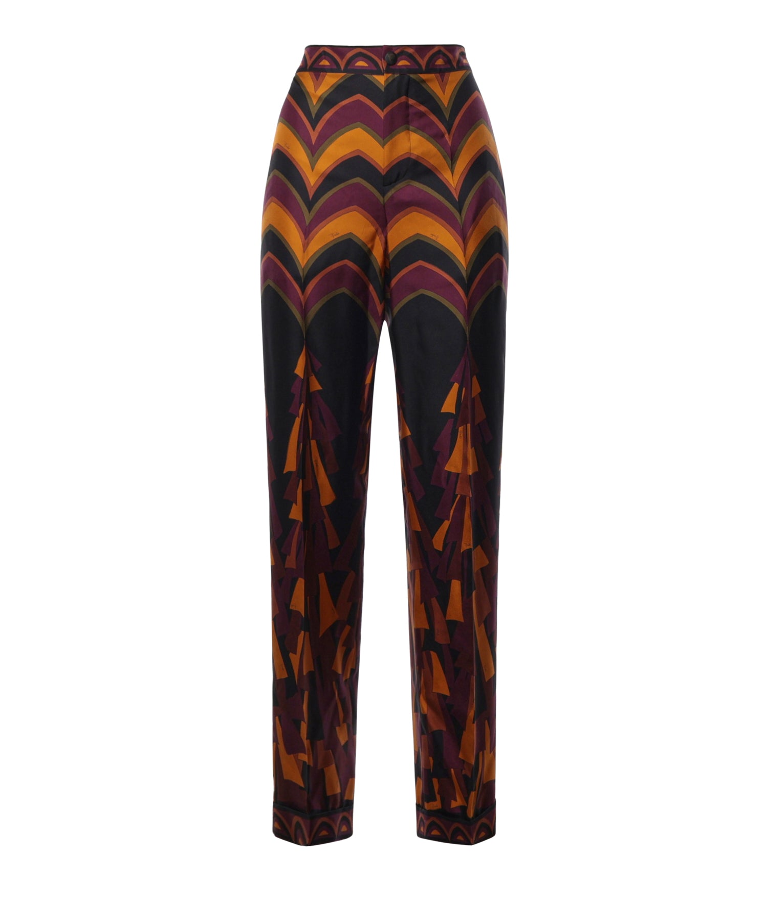 Pantaloni in seta stampa Baiadera 6URT10 6U841075 PUCCI 