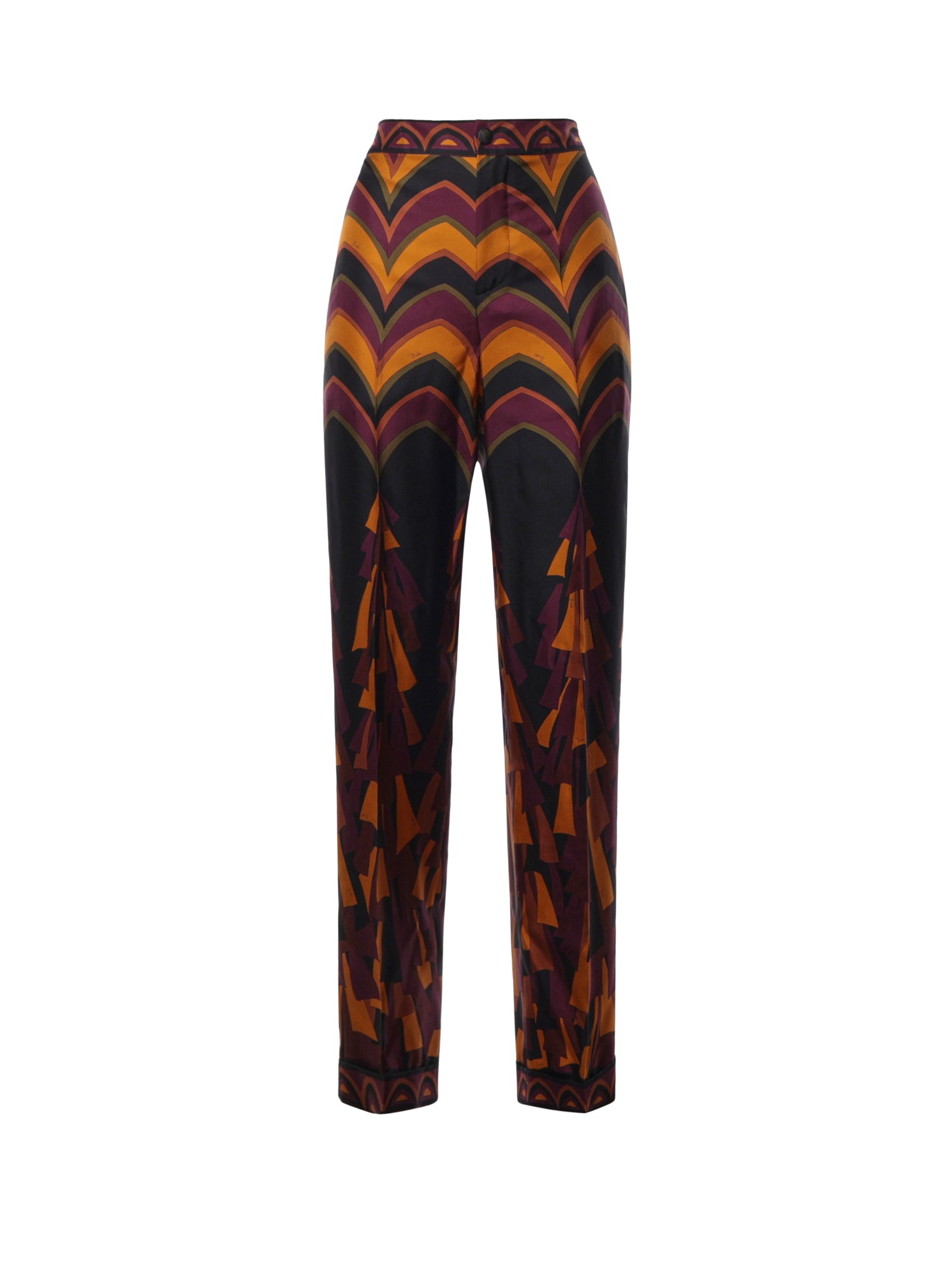 Pantaloni in seta stampa Baiadera 6URT10 6U841075 PUCCI 