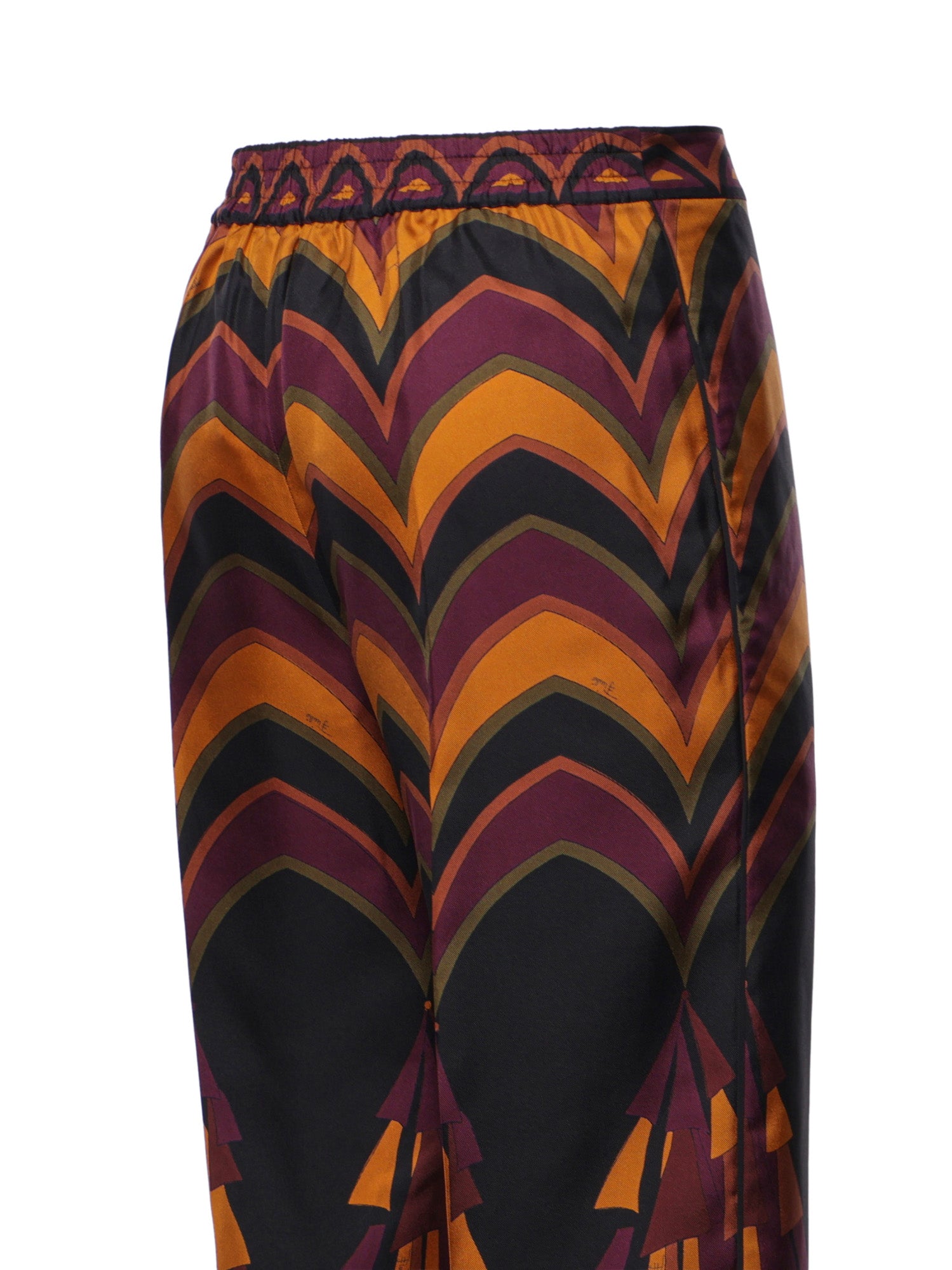 Pantaloni in seta stampa Baiadera 6URT10 6U841075 PUCCI 