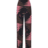 Pantalone in seta con stampa Valdimontone 6URT11 6U823050 PUCCI 