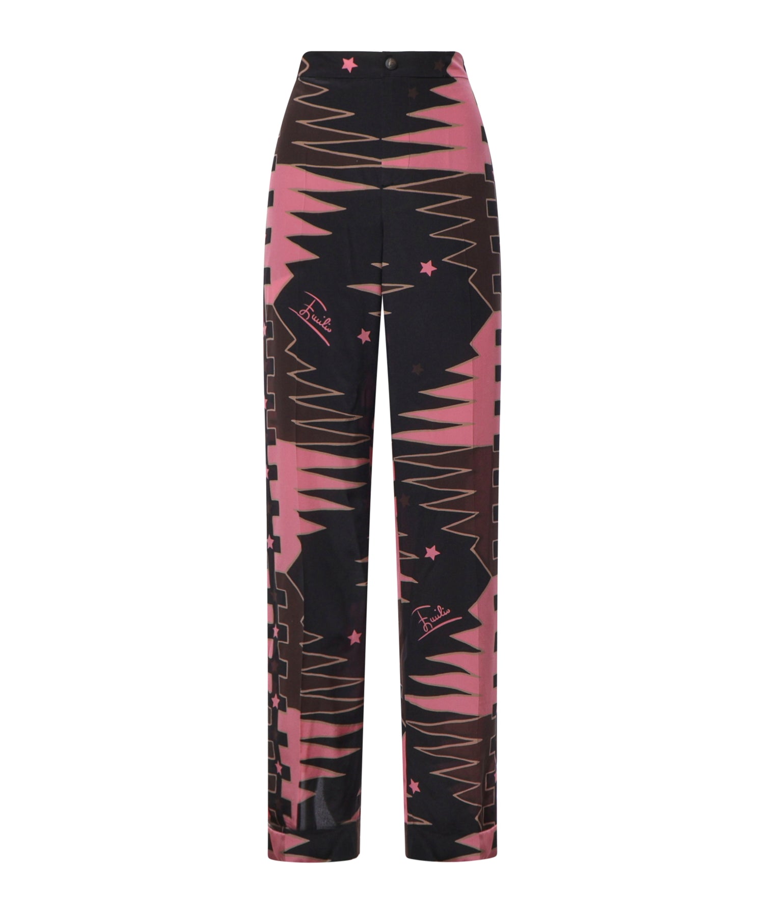 Pantalone in seta con stampa Valdimontone 6URT11 6U823050 PUCCI 
