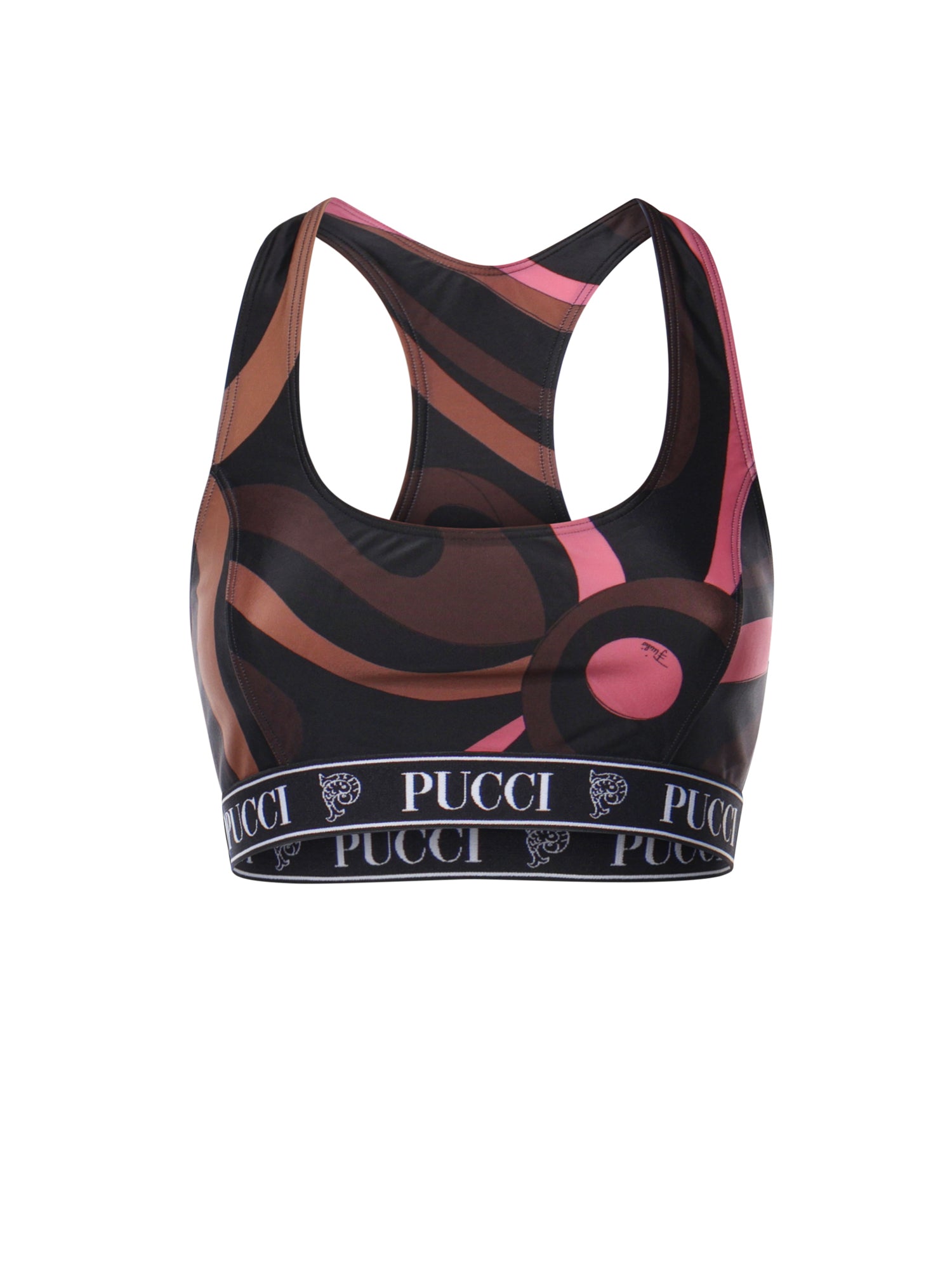 Top sportivo con stampa Marmo 6UTP59 6U765002 PUCCI 