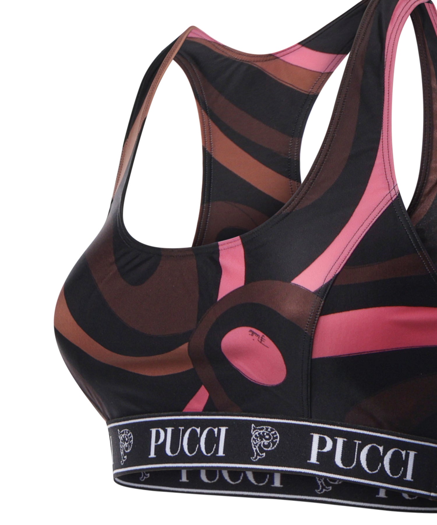 Top sportivo con stampa Marmo 6UTP59 6U765002 PUCCI 