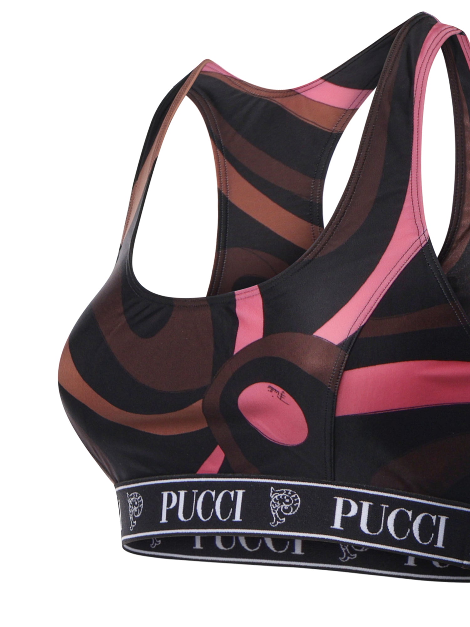 Top sportivo con stampa Marmo 6UTP59 6U765002 PUCCI 