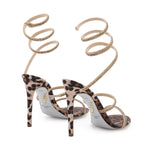 Sandali Cleo Animalier con strass C12899 105R001Y450 RENÉ CAOVILLA 