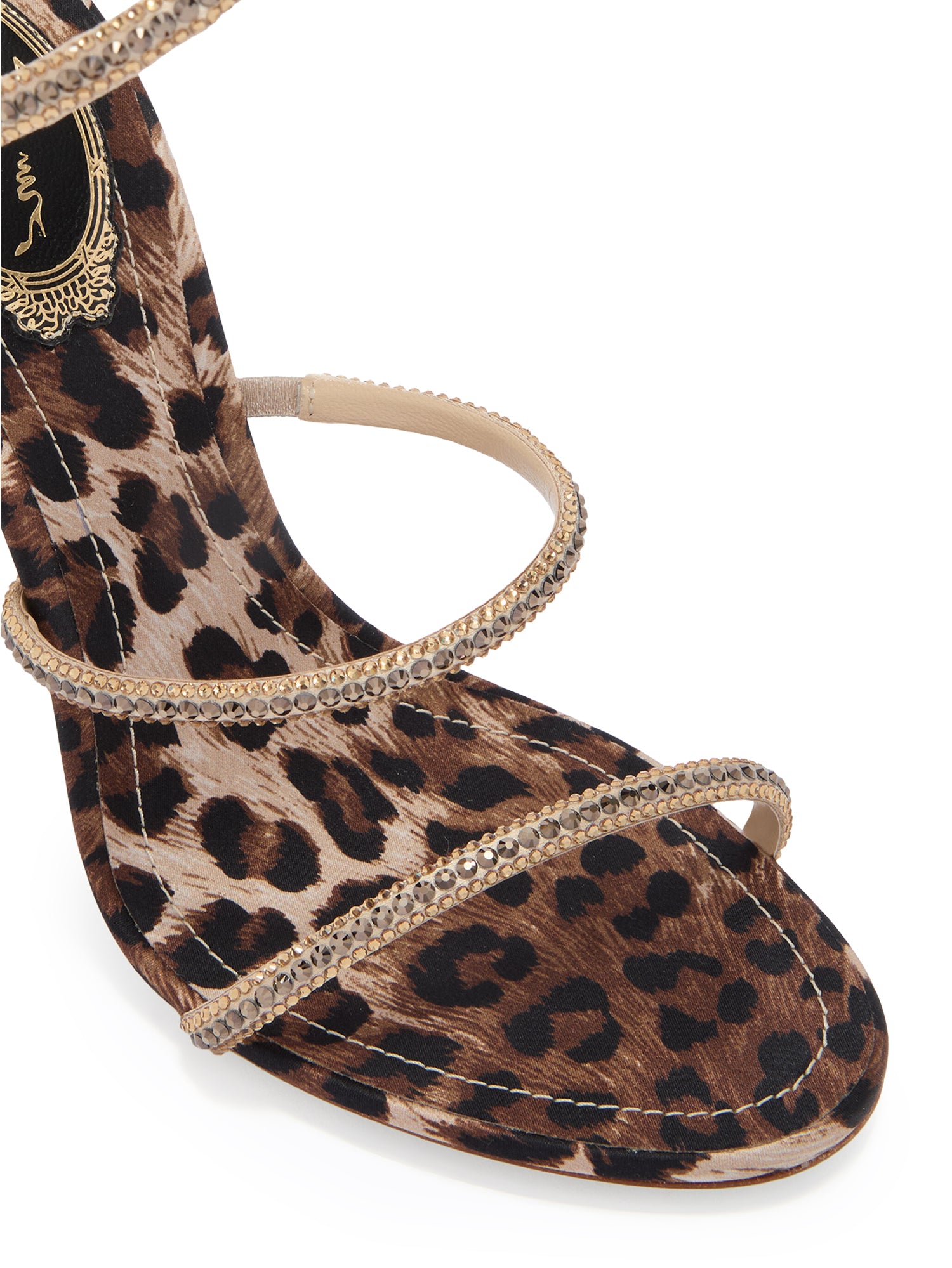 Sandali Cleo Animalier con strass C12899 105R001Y450 RENÉ CAOVILLA 