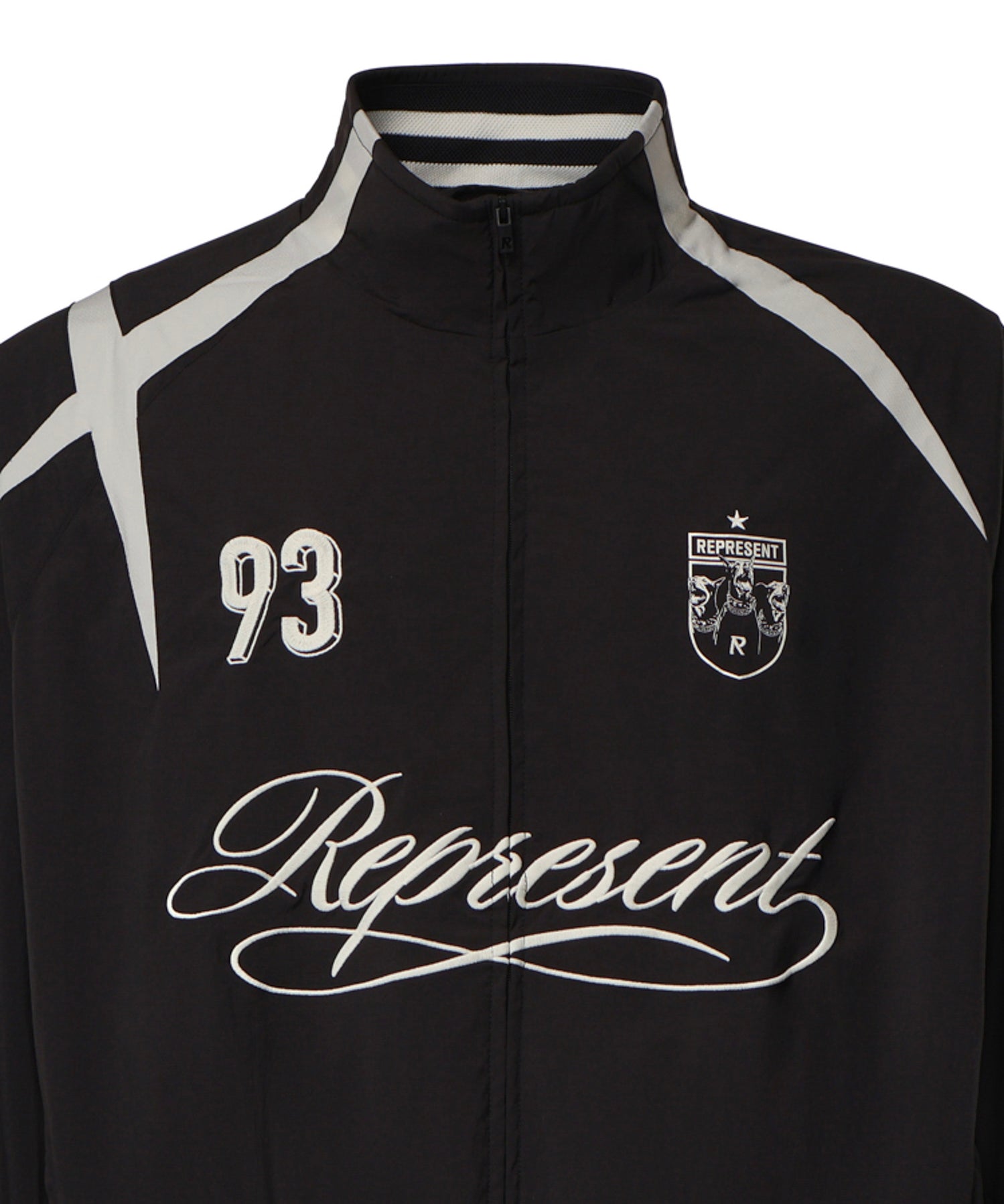 Felpa con logo in misto nylon MLM101196 01 REPRESENT 