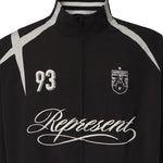 Felpa con logo in misto nylon MLM101196 01 REPRESENT 