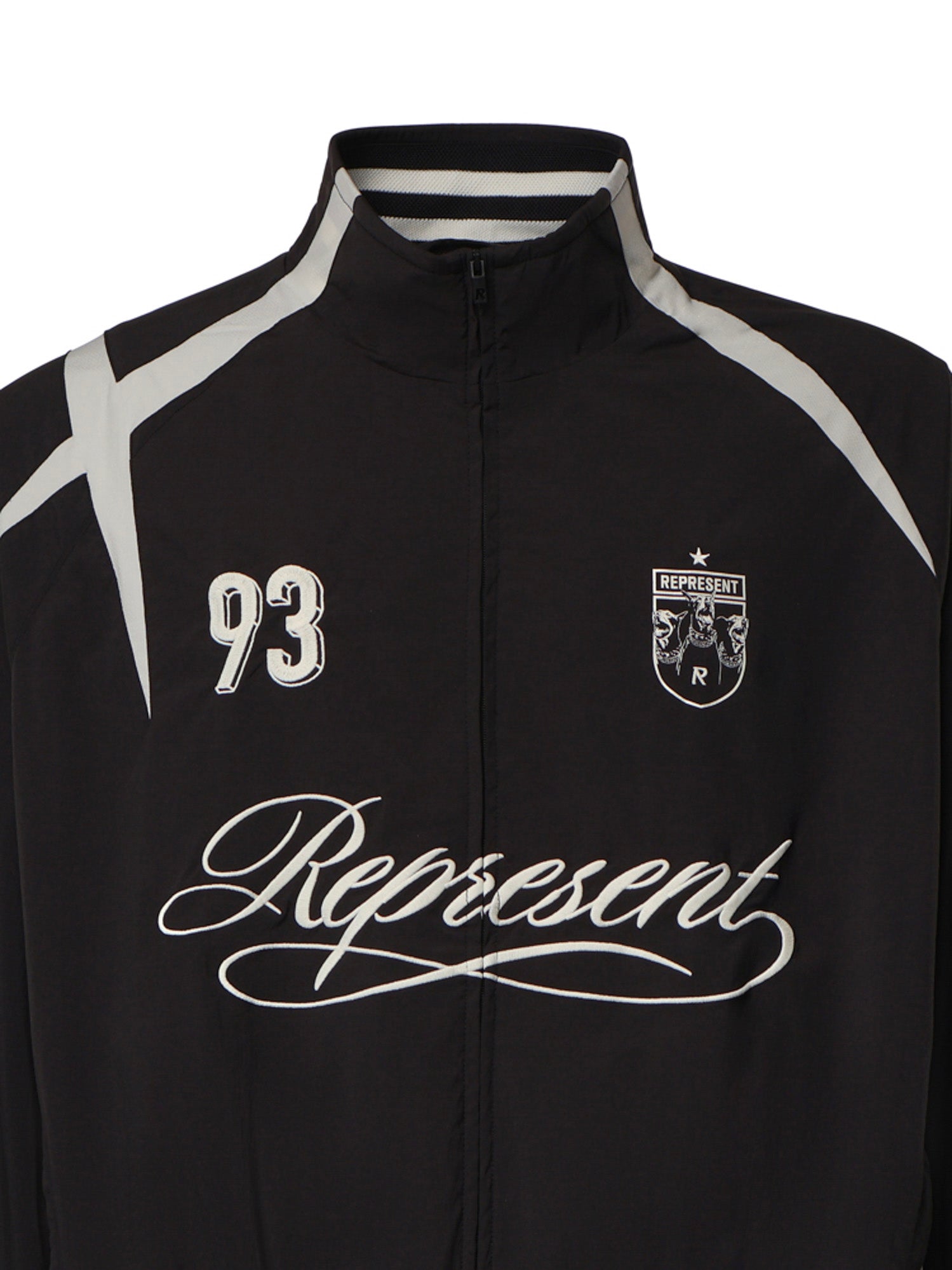 Felpa con logo in misto nylon MLM101196 01 REPRESENT 