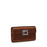 Pochette Efflorescence in raso RBWAMFD0209RS0 S801 ROGER VIVIER 