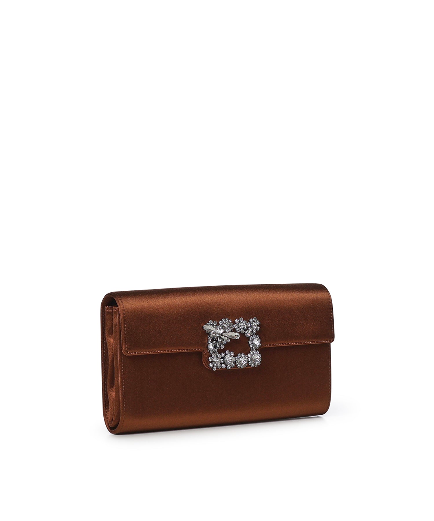 Pochette Efflorescence in raso RBWAMFD0209RS0 S801 ROGER VIVIER 