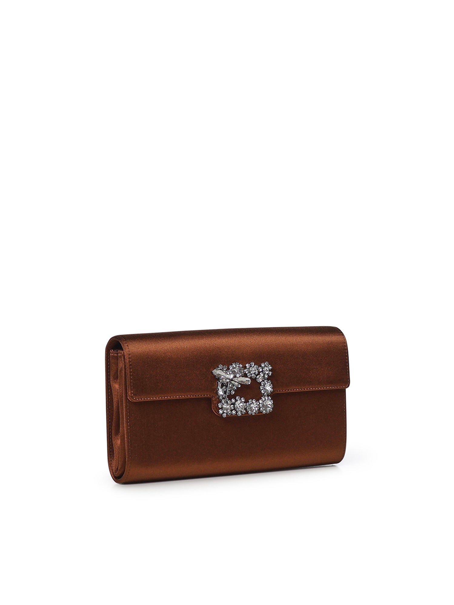Pochette Efflorescence in raso RBWAMFD0209RS0 S801 ROGER VIVIER 