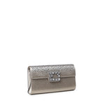 Clutch in raso con cristalli RBWAMFDY200RS0 B007 ROGER VIVIER 