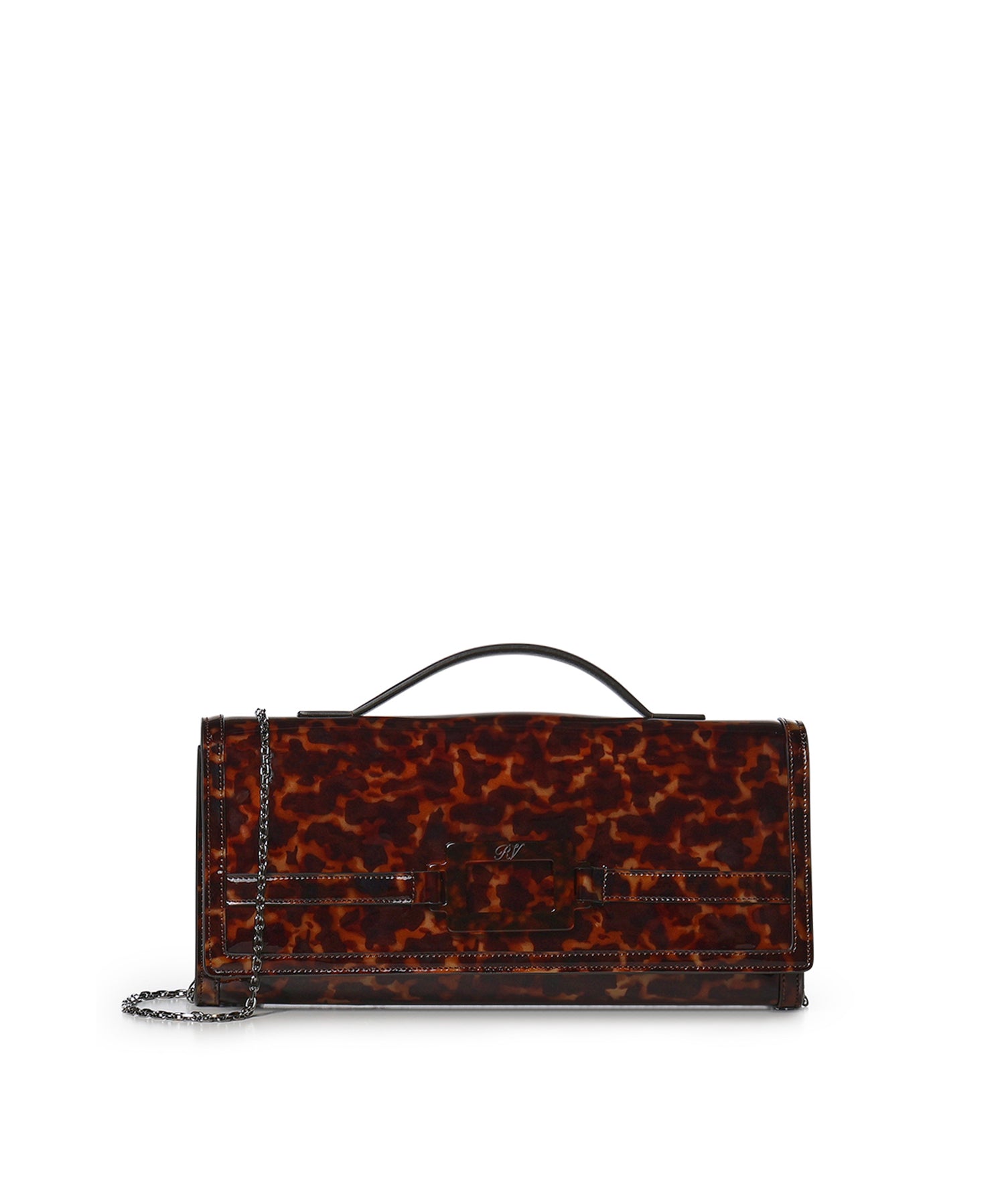 Clutch Belle Vivier in vernice RBWAORC2200VMY 0ZIH ROGER VIVIER 