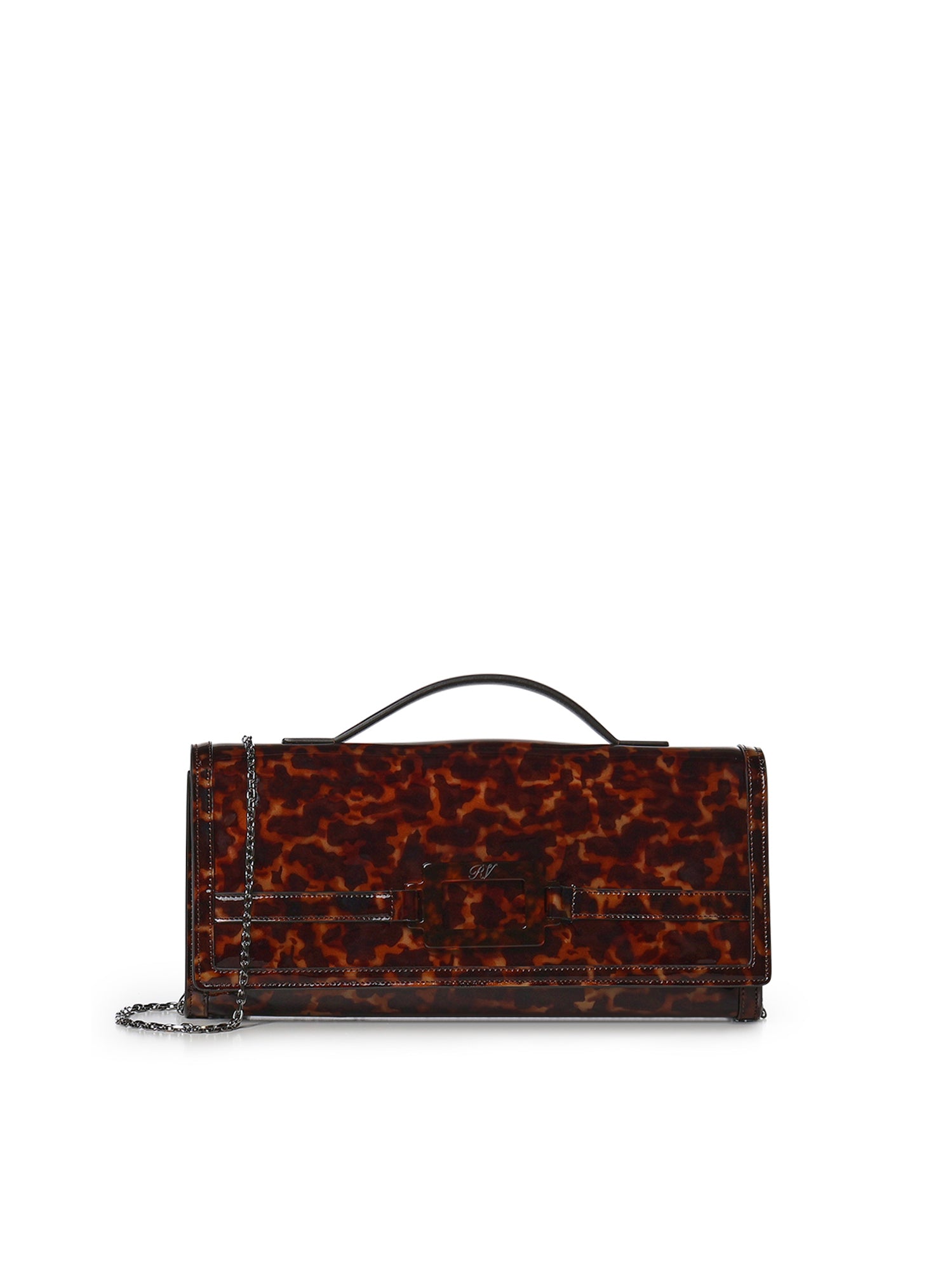 Clutch Belle Vivier in vernice RBWAORC2200VMY 0ZIH ROGER VIVIER 