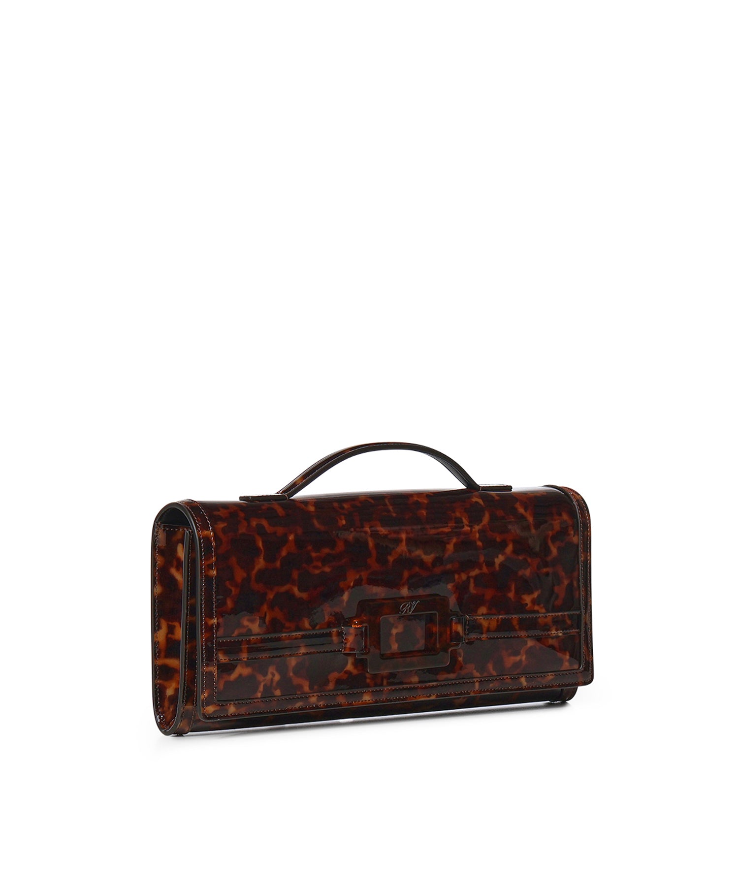 Clutch Belle Vivier in vernice RBWAORC2200VMY 0ZIH ROGER VIVIER 