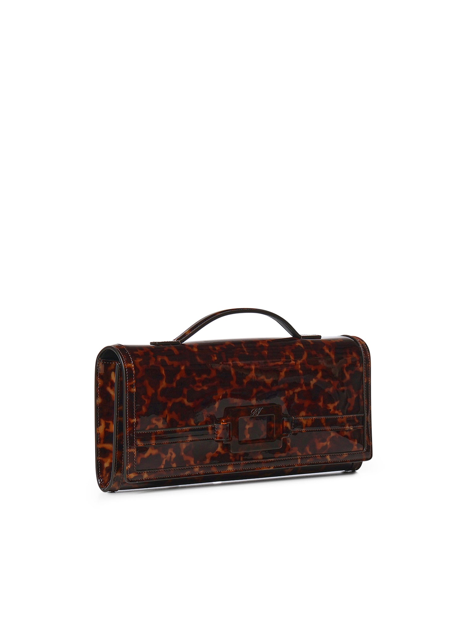 Clutch Belle Vivier in vernice RBWAORC2200VMY 0ZIH ROGER VIVIER 