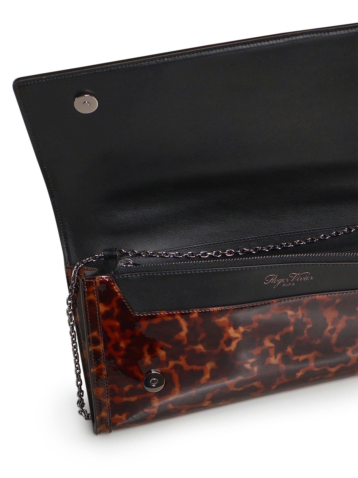 Clutch Belle Vivier in vernice RBWAORC2200VMY 0ZIH ROGER VIVIER 