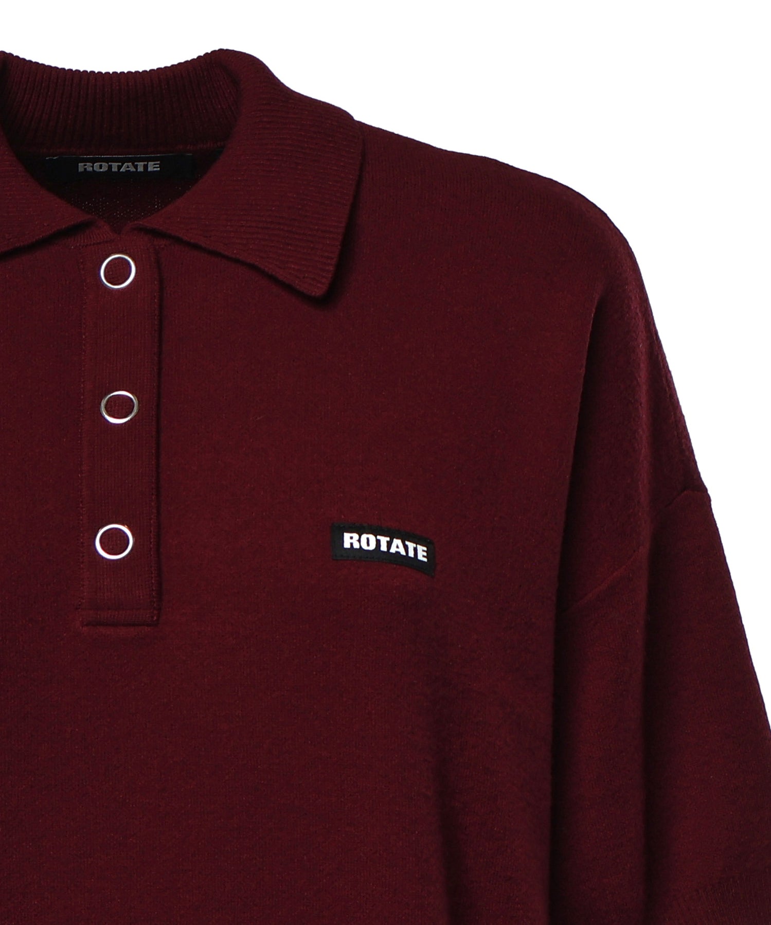 Polo in maglia con logo 114304 2734 ROTATE 