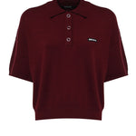 Polo in maglia con logo 114304 2734 ROTATE 