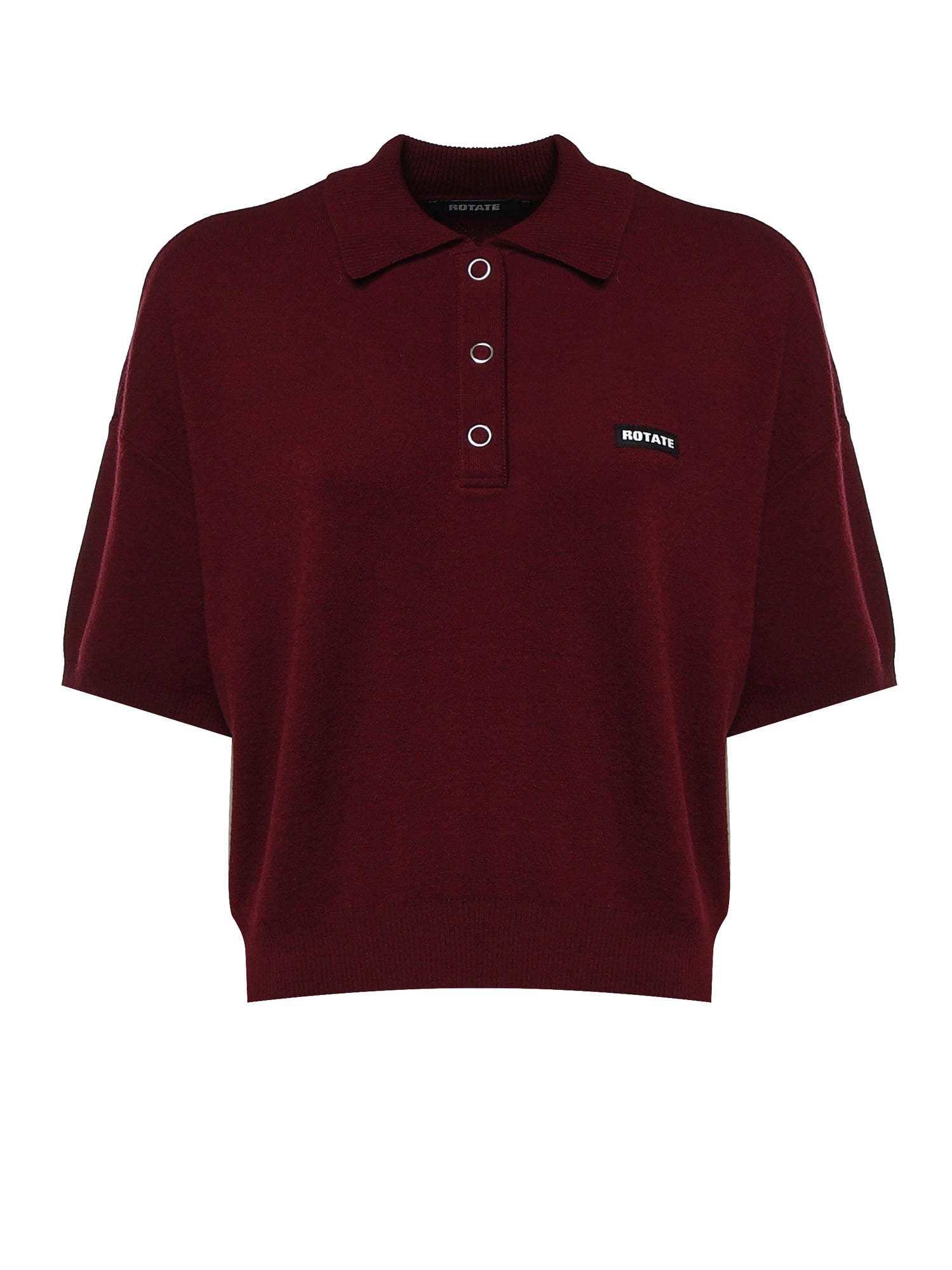Polo in maglia con logo 114304 2734 ROTATE 