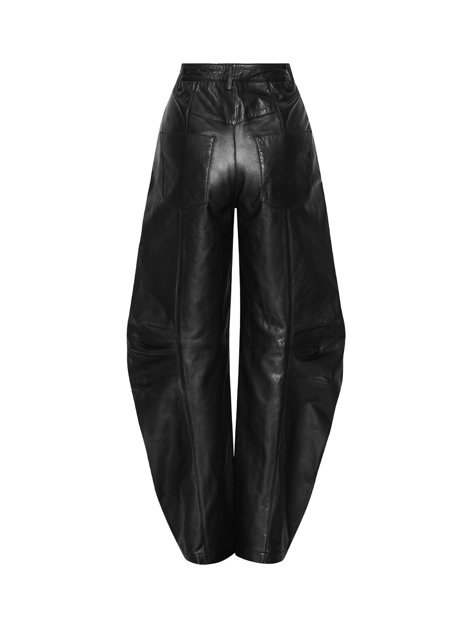 Pantaloni cargo in pelle 116170 100 ROTATE 