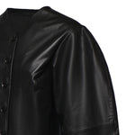 Giacca cropped in pelle 116172 100 ROTATE 